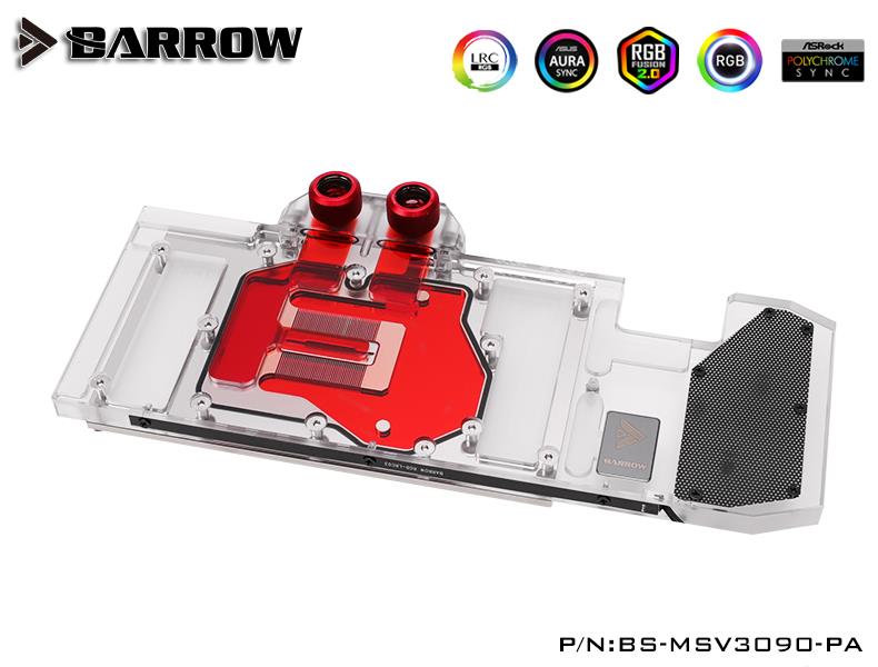 Barrow NVIDIA RTX 3080/3090, MSI VENTUS Aurora LRC 2.0 RGB Graphics Card Waterblock