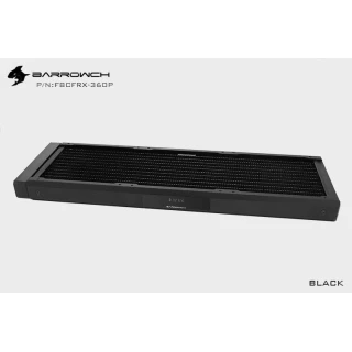 BarrowCH Chameleon Fish 360P OLED Copper Radiator (3x120mm) - Black / Black