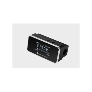 BarrowCH G1/4 Multimode OLED Display Heat Sensor Alarm With Intelligent Shutdown - Silver