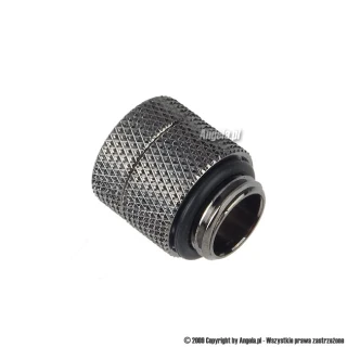 Bitspower Anti-Twist Adapter G1/4" na IG1/4" Black Sparkle BP-BSDR-C