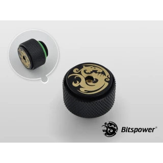 Bitspower G1/4" Matt Black AIR-Exhaust Fitting BP-MBETAIR