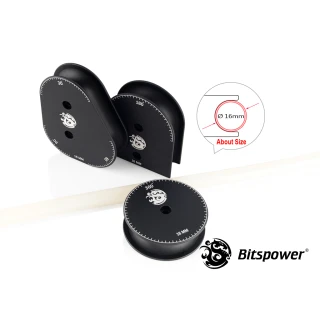 Bitspower Mandrels OD16MM Kit (Matt Black) BP-CMMK16-MBK