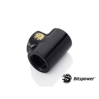 Bitspower Matt Black T-Block With Triple IG1/4" BP-MBTB