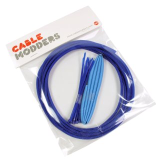 Cable Modders High Density 4mm Braid Sleeving Kit UV Blue - 3m