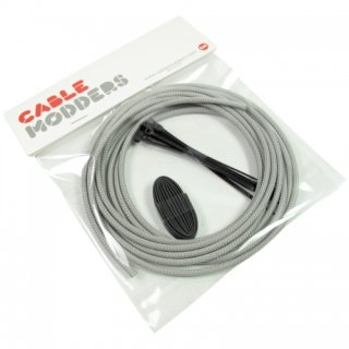 Cable Modders High Density 4mm Braid Sleeving Kit Steel Grey - 3m