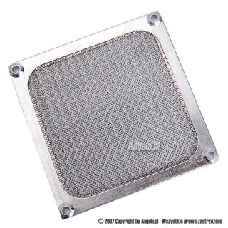 Cooltek filtr 92mm aluminiowy srebrny