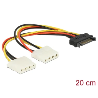 Delock adapter SATA->2xMolex