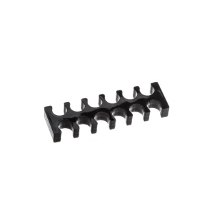 E22 12-Slot Cable Comb 3mm - black