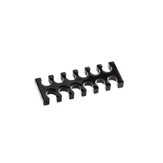 E22 12-Slot Cable Comb 4mm - black