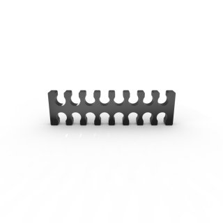 E22 16-Slot Cable Comb 3mm - black