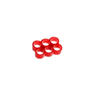 E22 6-Slot Stealth Cable Comb - red