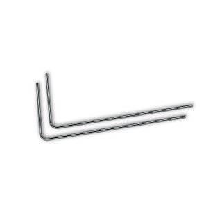 EK Water Blocks EK-Loop Metal Tube 12mm 0.8m Pre-Bent 90° - Black Nickel (2pcs)
