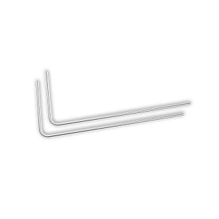 EK Water Blocks EK-Loop Metal Tube 14mm 0.8m Pre-Bent 90° - Nickel (2pcs)