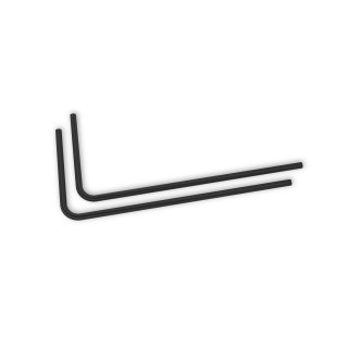 EK Water Blocks EK-Loop Metal Tube 16mm 0.8m Pre-Bent 90° - Black (2pcs)
