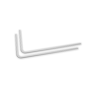 EK Water Blocks EK-Loop Metal Tube 16mm 0.8m Pre-Bent 90° - Nickel (2pcs)
