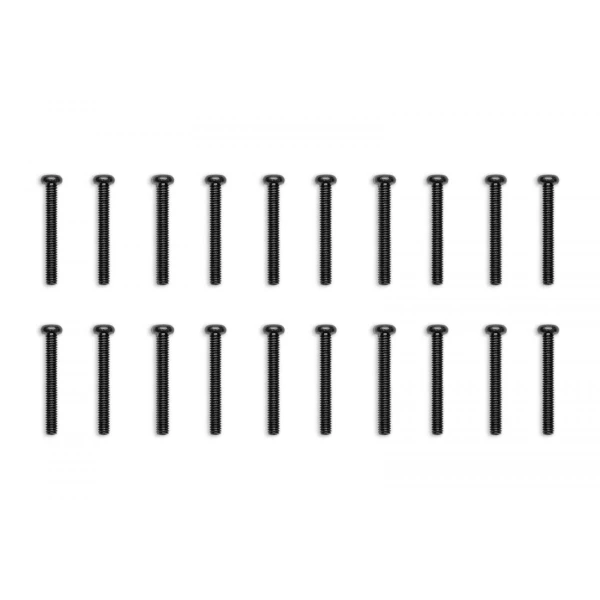 EK Water Blocks EK-Loop Phillips Head Screw Set M4x30mm - Black (20pcs)