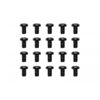 EK Water Blocks EK-Loop Phillips Head Screw Set M4x6mm - Black (20pcs)