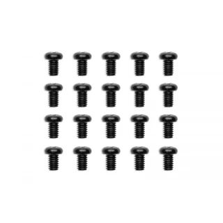 EK Water Blocks EK-Loop Phillips Head Screw Set M4x6mm - Black (20pcs)