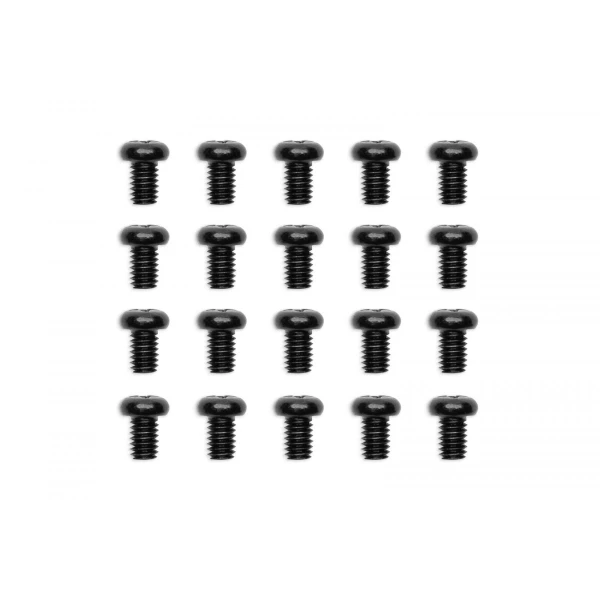 EK Water Blocks EK-Loop Phillips Head Screw Set M4x6mm - Black (20pcs)