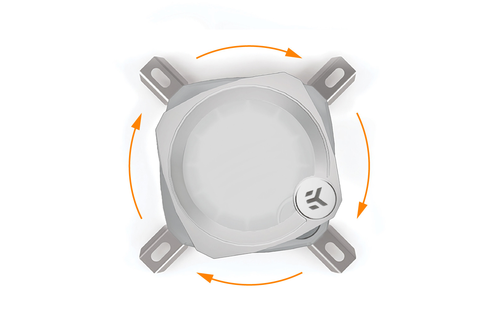 EK Water Blocks EK-Nucleus AIO CR360 Lux D-RGB - White