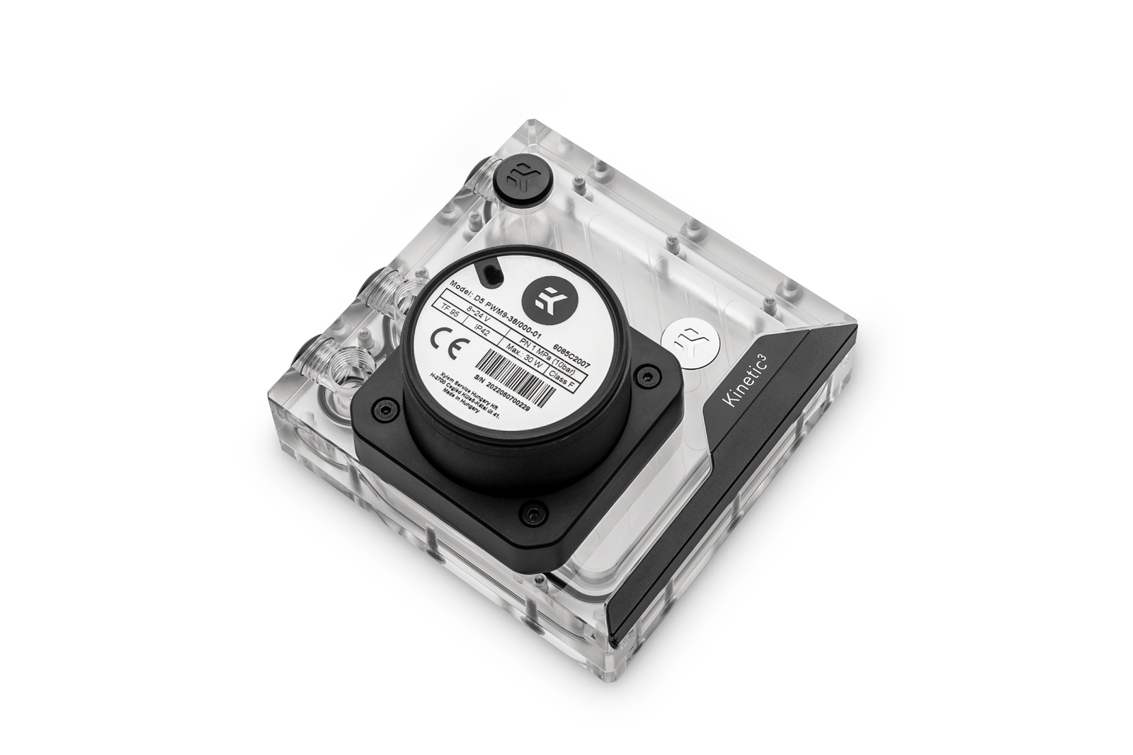 EK Water Blocks EK-Quantum Kinetic³ FLT 120 D5 PWM D-RGB - Plexi