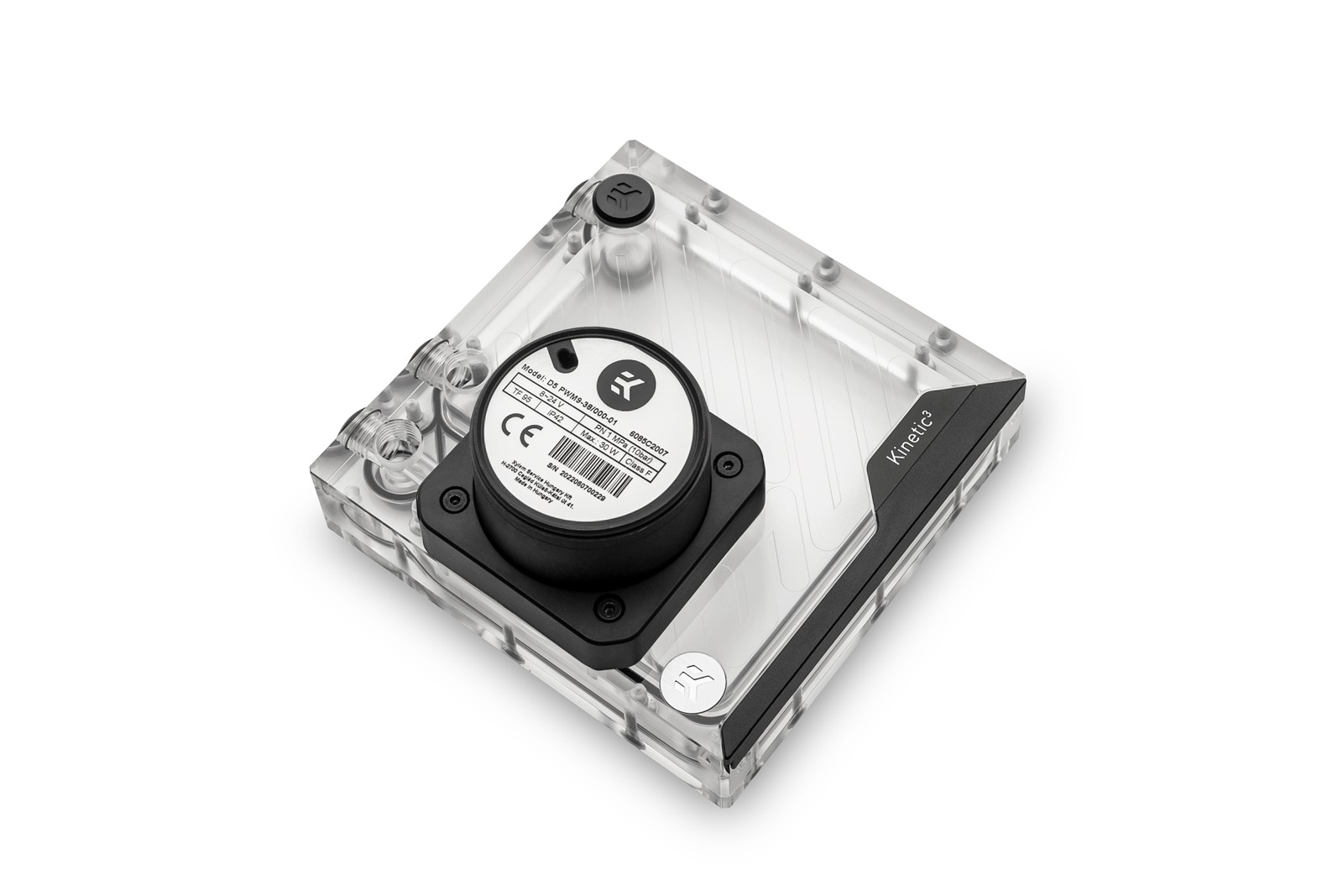 EK Water Blocks EK-Quantum Kinetic³ FLT 140 D5 PWM D-RGB - Plexi