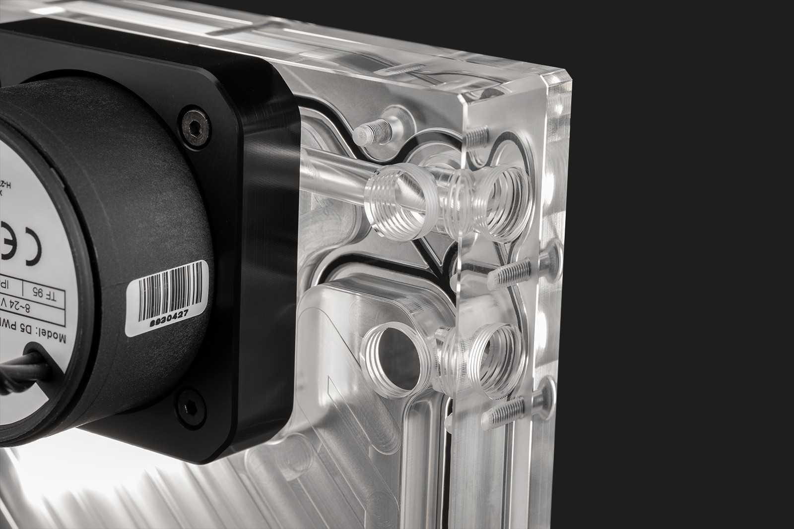 EK Water Blocks EK-Quantum Kinetic³ FLT 280 D5 PWM D-RGB - Plexi