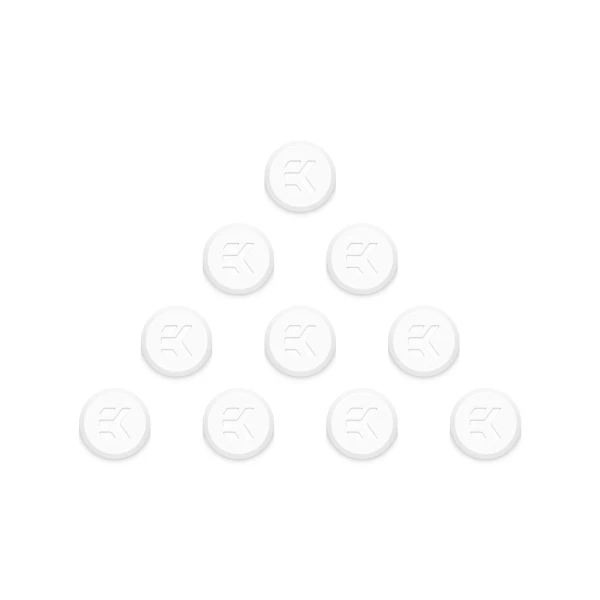EK Water Blocks EK-Quantum Torque Plug Cover 10-Pack - White