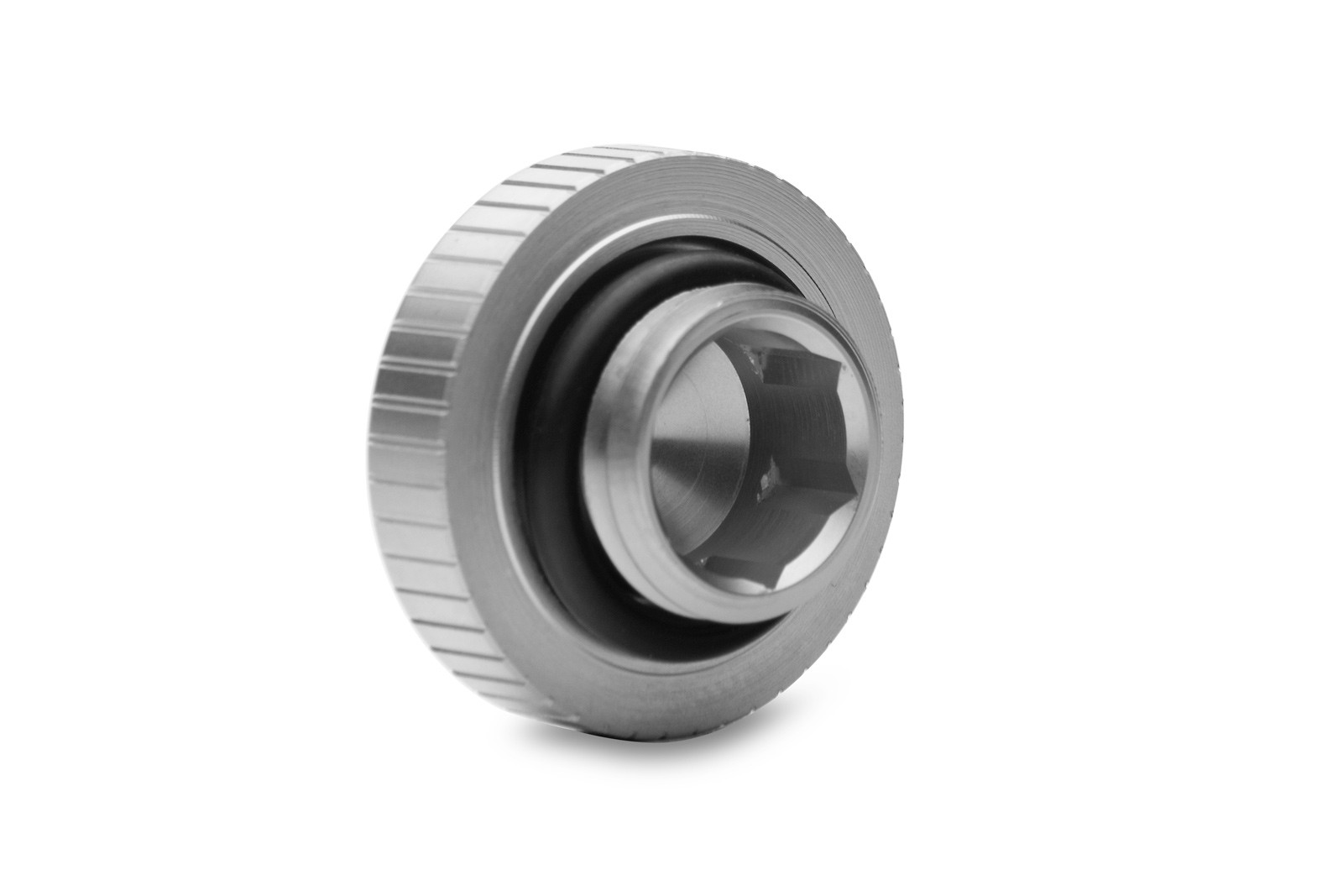 EK Water Blocks EK-Quantum Torque Plug - Satin Titanium