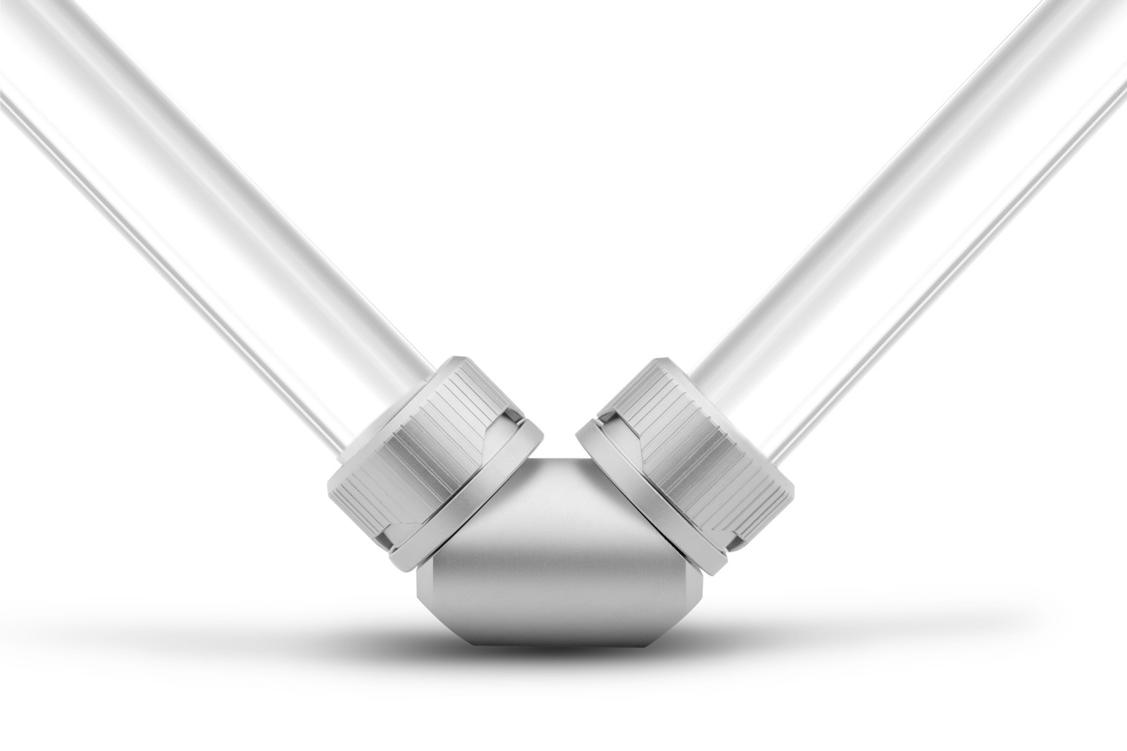 EK Water Blocks EK-Quantum Torque Static FF 90° - Satin Titanium