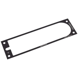 Front plate for aquaero 5 and 6 XT (53125, 53146 and 53206) aluminum black