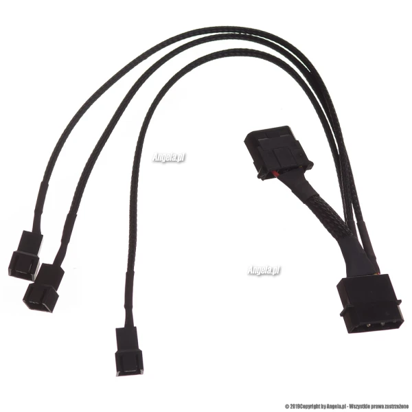 Gelid adapter Molex 4pin na 3x3pin