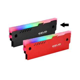 Gelid Lumen RGB RAM Memory Cooling Kit Black