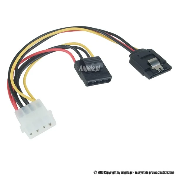 InLine adapter Molex->SATA+Molex (29671A)