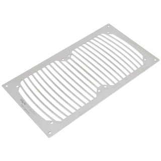 Aquacomputer mounting plate for airplex modularity system 240 and radical/PRO/XT 240, brushed stainless steel