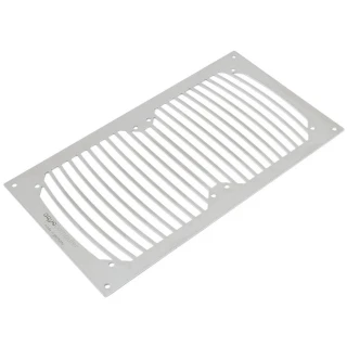 Aquacomputer mounting plate for airplex modularity system 240 and radical/PRO/XT 240, brushed stainless steel