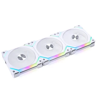 Lian Li UNI FAN SL120 V2 RGB PWM Fan, Triple-pack incl. Controller - 120mm, white