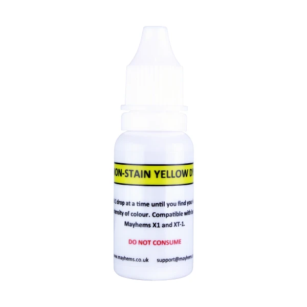 Mayhems Non Staine Dye Yelllow 15ml
