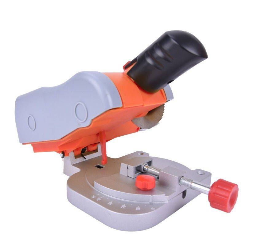Mini Bench Cut-off Saw with Steel Blade and Adjust Miter Gauge