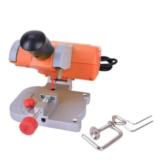 Mini Bench Cut-off Saw with Steel Blade and Adjust Miter Gauge