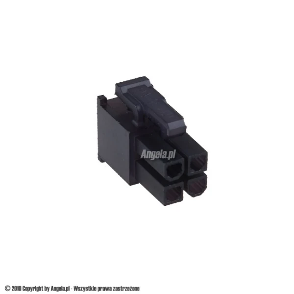 Mod/smart ATX Power Connector 4Pin plug - black