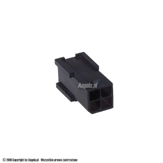 Mod/smart ATX Power Connector 4Pin socket - black