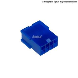 Mod/smart ATX Power Connector 8pin EPS socket - UV blue