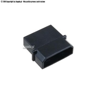 Mod/smart PSU Power Connector 4pin Molex socket - black