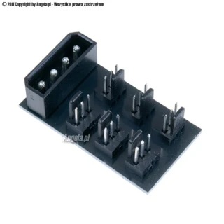 Phobya adapter 4pin Molex -> 6x 3Pin Fan Splitter PCB