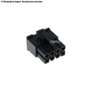 Phobya ATX Power Connector 8pin EPS plug with pins - Black