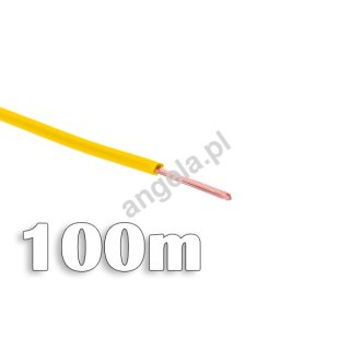 Phobya przewód miedziany 2.3mm - żółty 100m