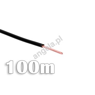 Phobya przewód miedziany 2.3mm - czarny 100m
