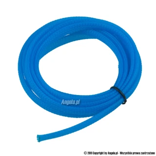 Phobya Sleeve Kit 6mm (1/4") UV blue 2m z 30cm termokurczem