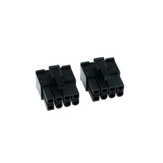 Phobya VGA Power Connector 8Pin male incl. 8 Pins - 2 pcs black